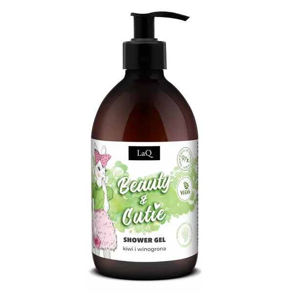 LaQ Beauty&Cutie Kiwi i Winogrona, żel pod prysznic, 500ml