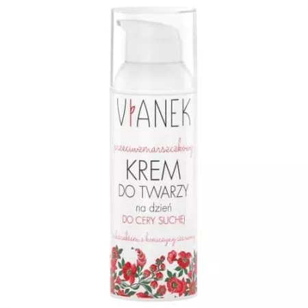 Vianek, Przeciwzmarszczkowy krem do twarzy na dzień do cery suchej, 50ml