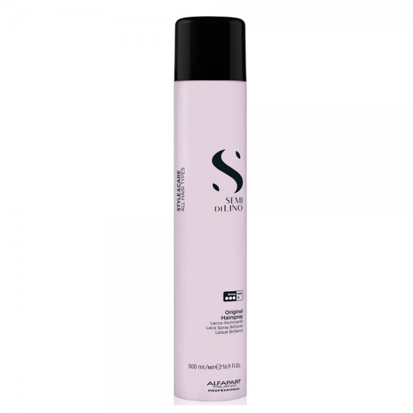 Alfaparf Milano Semi di Lino Style&Care, lakier do włosów, bardzo mocny, 500ml