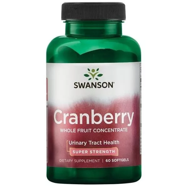 Swanson Żurawina Cranberry ekstrak 420mg 60 kaps - data ważności (6.2026)