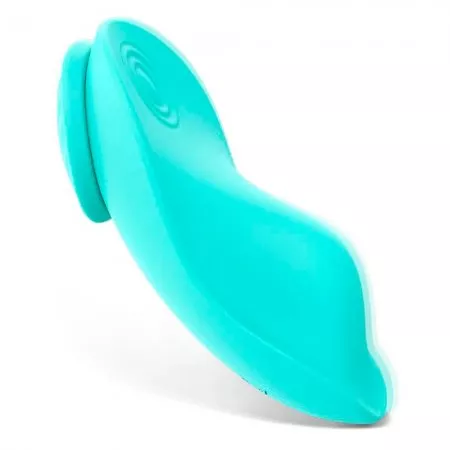 S-Hande Leaf-RTC dyskretny zdalnie sterowany wibrator typu panty z 9 trybami wibracji Light Blue