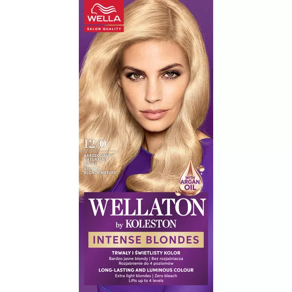 Wella Wellaton, farba do włosów, Bardzo Jasny Naturalny Blond, 12/0, 100ml