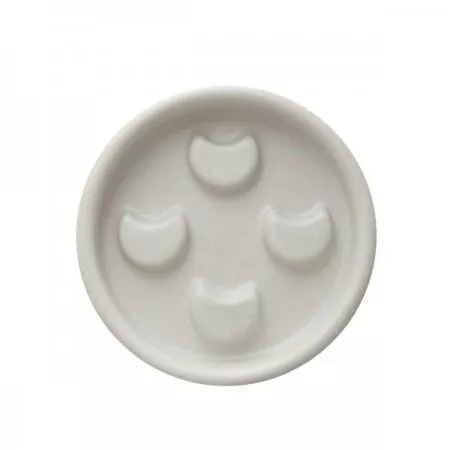 Mohani Lunula mydelniczka ceramiczna ecru