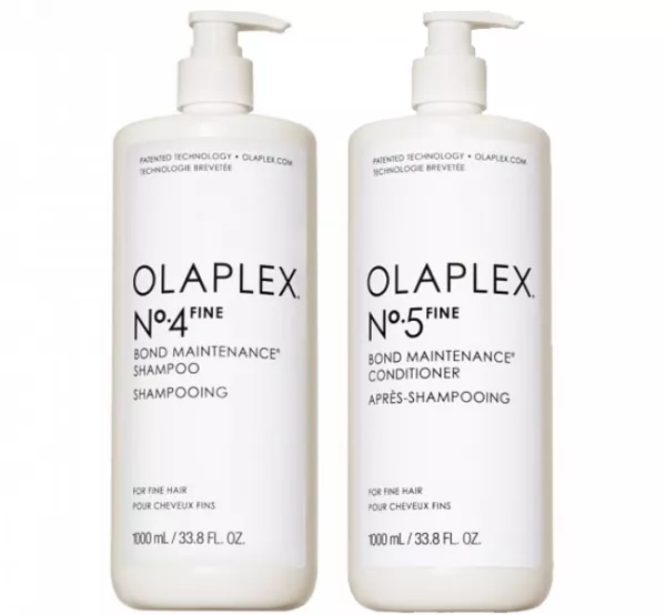 Olaplex, zestaw zwiększający objętość, szampon + odżywka, No. 5Fine + 4Fine, 2x1000ml