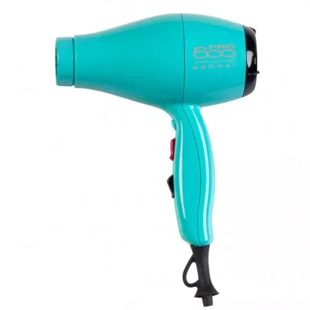 Gamma Piu 600 PRO, suszarka do włosów, 2100W, turkusowa