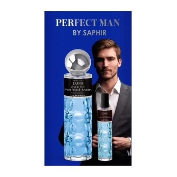 Saphir Perfect Man zestaw woda perfumowana spray 200ml + woda perfumowana spray 30ml (M)