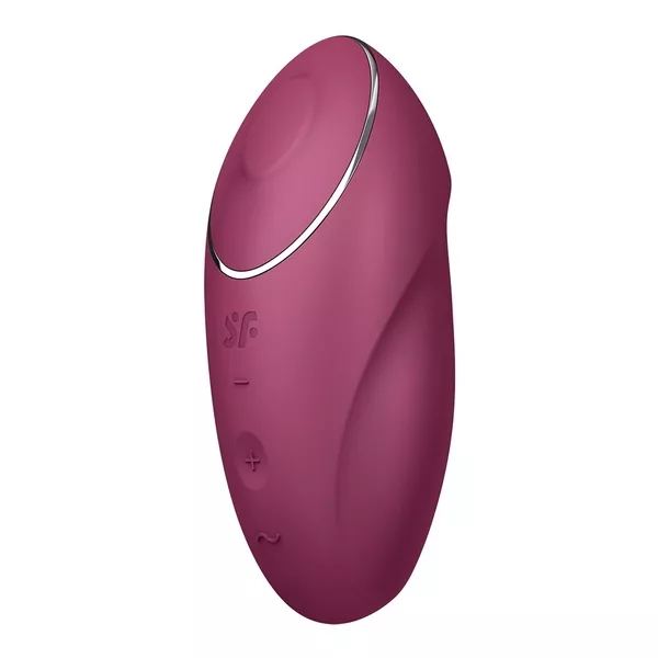 Satisfyer Tap &amp; Climax 1 wibrator nakładany z funkcją stukania Red
