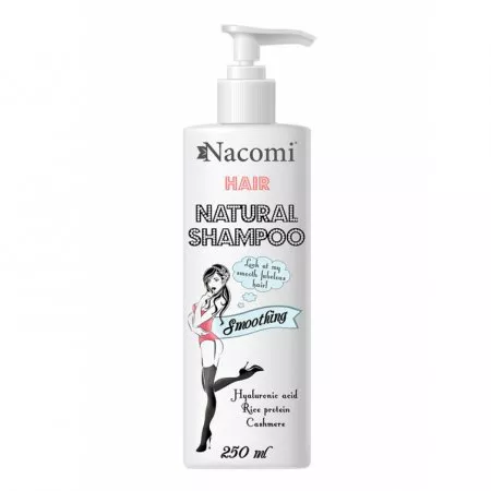 Nacomi, szampon do włosów wygładzająco-nawilżający, 250ml