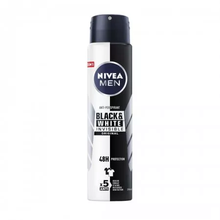 Nivea Men Black&White Invisible Original antyperspirant spray 250ml