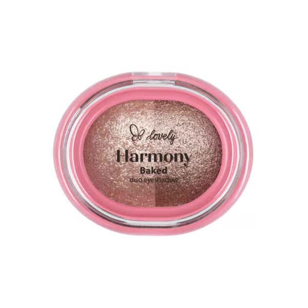 Lovely Harmony Baked Duo Eyeshadow wypiekany cień do powiek 01