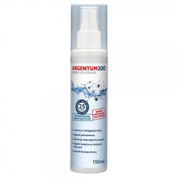 Aura Herbals Argentum200 Srebro Koloidalne 25ppm aerozol 150ml