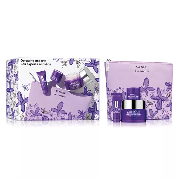 Clinique De-Aging Experts zestaw liftingujący do twarzy: 50ml + 10ml + 5ml + kosmetyczka