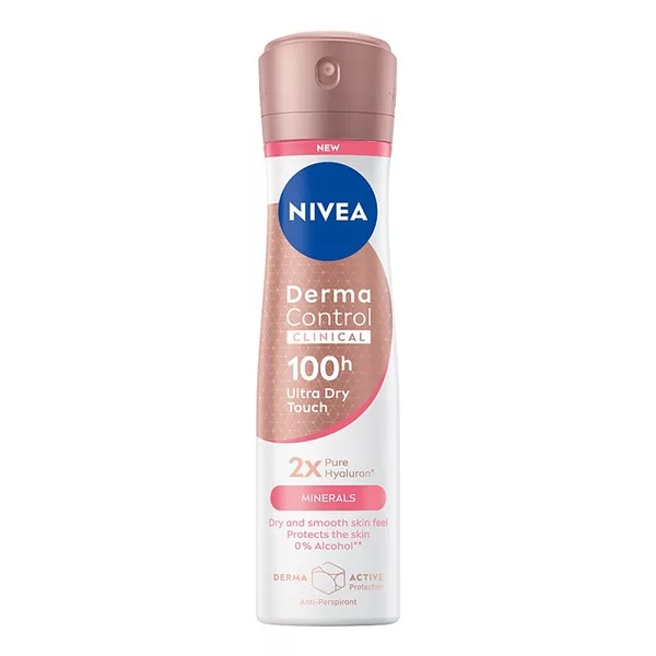 Nivea Derma Control Clinical Ultra Dry Touch antyperspirant spray 150ml (W)