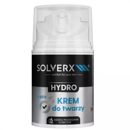 Solverx Hydro krem do twarzy dla mężczyzn 50ml