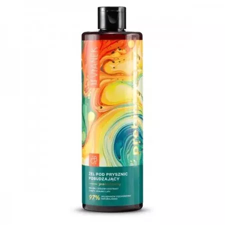 Vianek, prebiotyczny żel pod prysznic pobudzający, 400ml