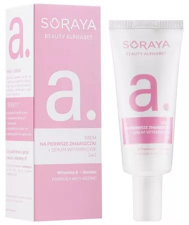 Soraya Beauty Alphabet, krem na pierwsze zmarszczki Wit. A, 30ml