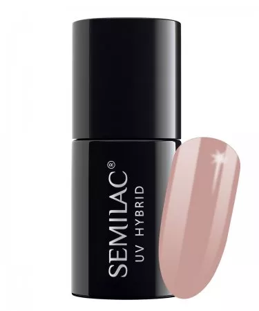 Semilac, lakier hybrydowy, 7ml, 136 Creamy Muffin