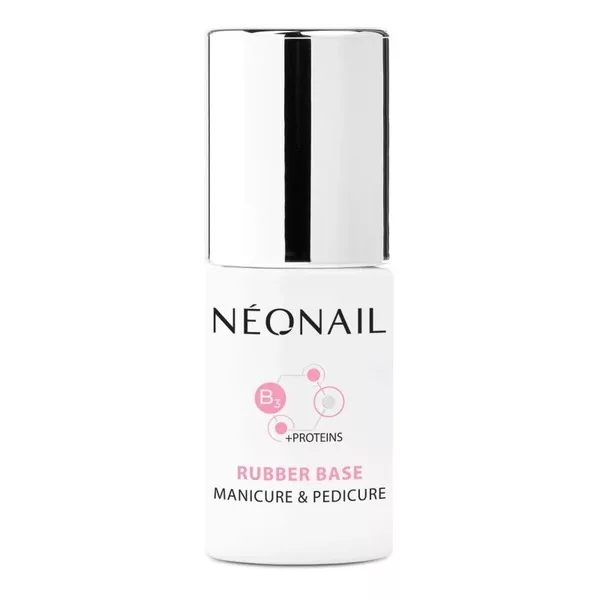 Neonail Rubber Base Manicure & Pedicure, baza hybrydowa, 7.2ml