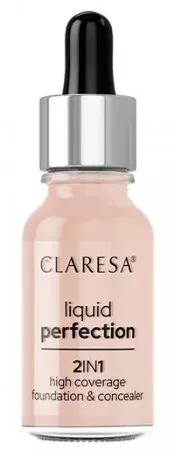 Claresa, 2W1 KOREKTOR I PODKŁAD KRYJĄCY LIQUID PERFECTION 103 COOL MEDIUM 18g