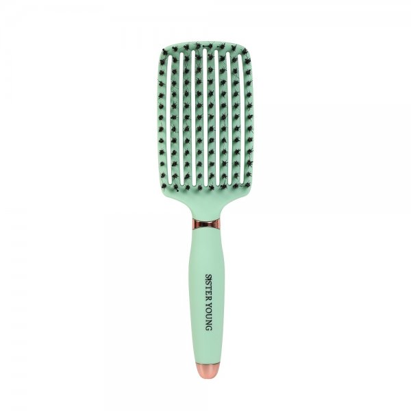 Sister Young Ovia Hair Brush szczotka do włosów z włosiem dzika Fresh Mint