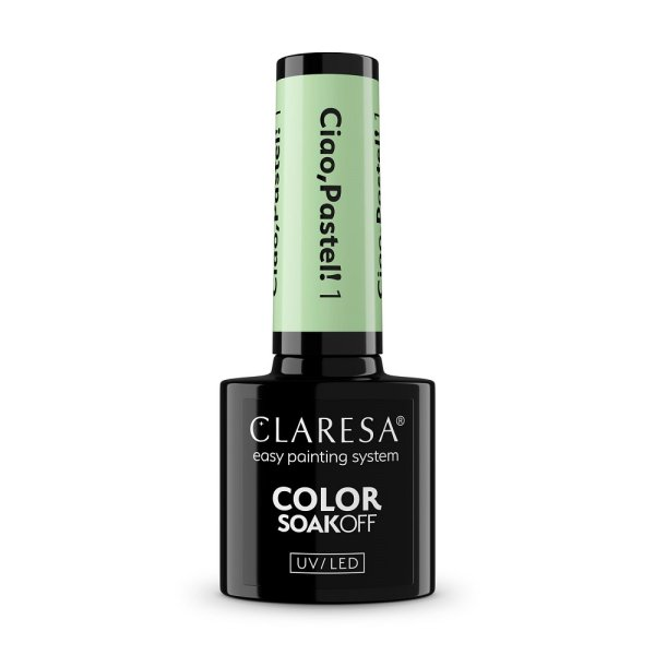 Claresa Color Soak Off UV/LED Ciao Pastel! lakier hybrydowy 1 5g