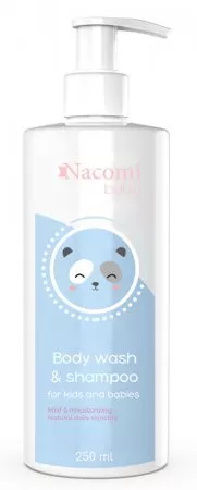 Nacomi Baby, emulsja do mycia dzieci i niemowląt, 250ml