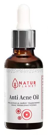 NaturPlanet Anti Acne Oil, olejek na trądzik, 30ml