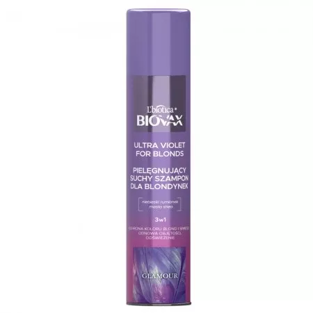 Biovax Ultra Violet suchy szampon dla blondynek 200ml