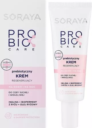 Soraya Probio Care, prebiotyczny krem do cery suchej i wrażliwej, 50ml