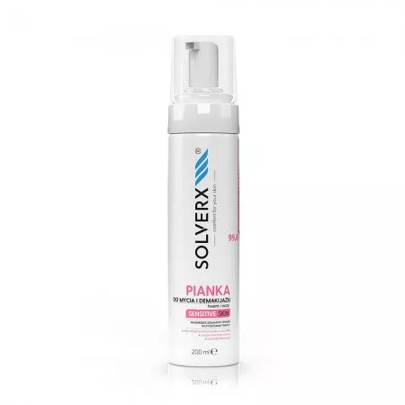 Solverx Sensitive Skin for Women pianka do mycia i demakijażu skóra wrażliwa i naczyniowa 200ml