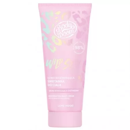 BodyBoom Wild Skin, dziko regenerująca śmietanka do ciała dla skóry wymagającej odżywienia, 200ml