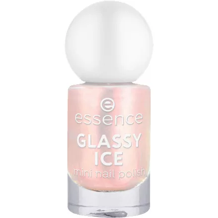 Essence Glassy Ice Nail Polish, lakier do paznokci, ice mini, 5ml