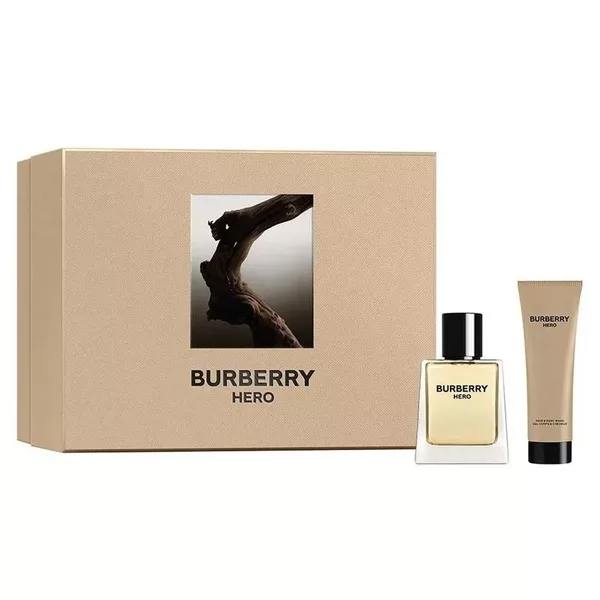 Burberry Hero zestaw prezentowy dla mężczyzn woda toaletowa 50ml + żel pod prysznic 75ml
