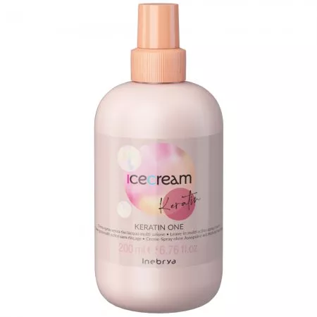 Inebrya Ice Cream Keratin, keratynowy spray wielozadaniowy, 200ml