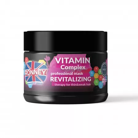 Ronney Professional, Maska rewitalizująca do włosów cienkich i osłabionych, 300ml