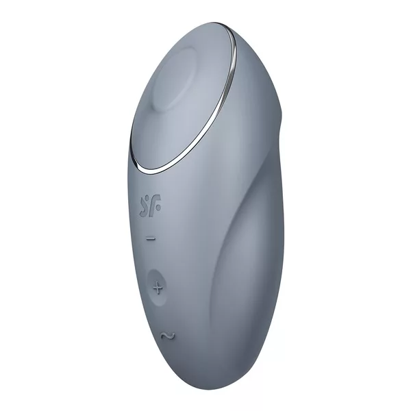 Satisfyer Tap &amp; Climax 1 wibrator nakładany z funkcją stukania Bluegrey