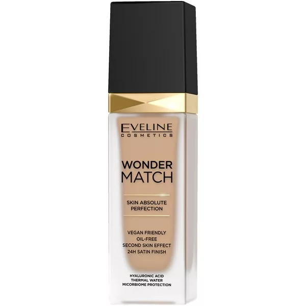 Eveline Wonder Match, luksusowy podkład do twarzy, 30 cool beige, 30ml