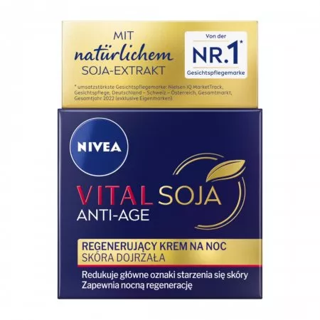 Nivea Vital Soja Anti-Age regenerujący krem na noc 50ml