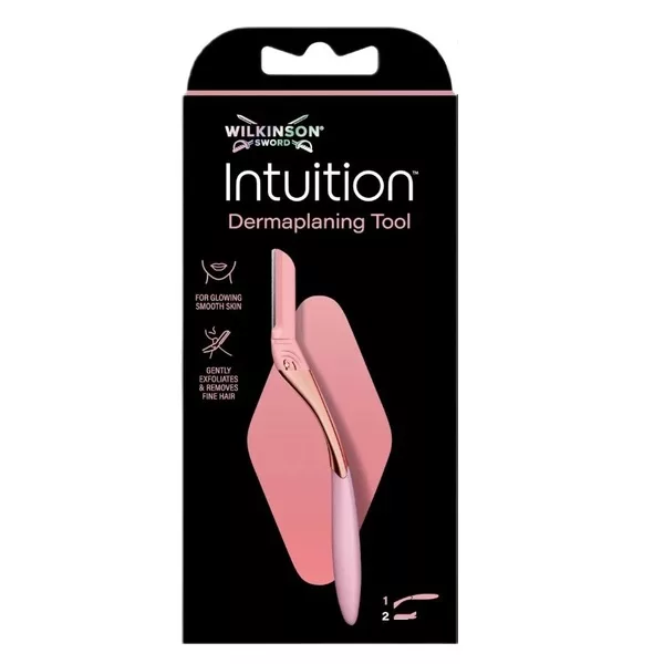 Wilkinson Intuition Dermaplaning Tool profesjonalne narzędzie do dermaplaningu + 2 zapasowe ostrza