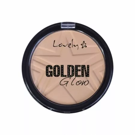 Lovely Golden Glow Powder lekki puder do twarzy 2 15g