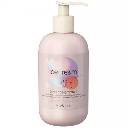 Inebrya Ice Cream Dry-T, odżywka do włosów suchych, puszących się i po zabiegach, 300ml