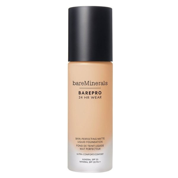 BareMinerals BarePro 24HR Wear Skin-Perfecting Matte Liquid Foundation SPF20 matujący podkład w płynie Light 21 Neutral 30ml