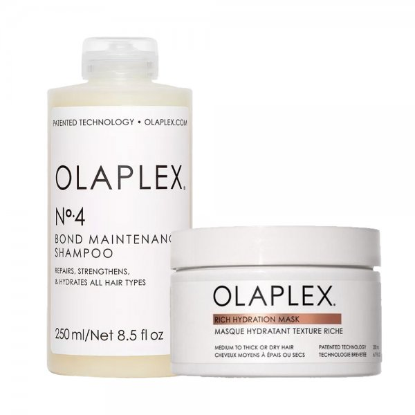 Olaplex, zestaw do odbudowy i do nawilżenia włosów, No. 4 szampon + maska