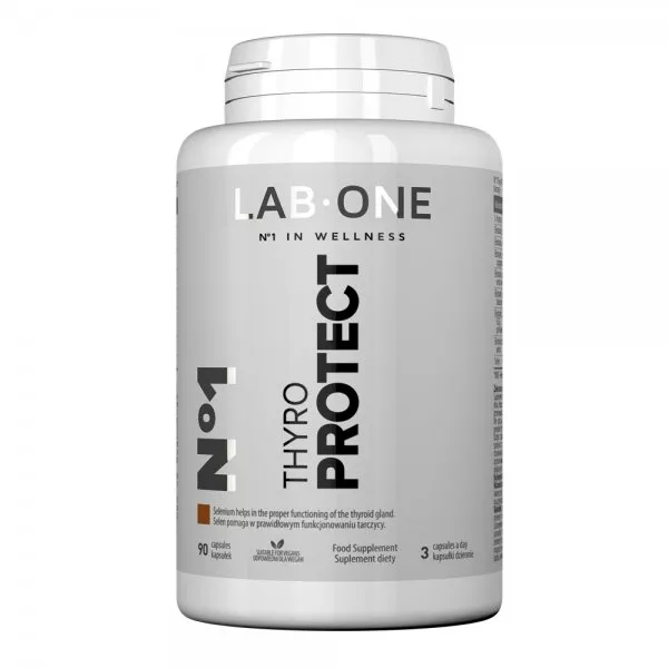 LAB ONE N°1 Thyro Protect suplement diety wspierający pracę tarczycy 90 kapsułek