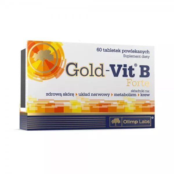 Olimp Labs Gold-Vit B Forte suplement diety zawierający kompleks witamin z grupy B 60 tabletek
