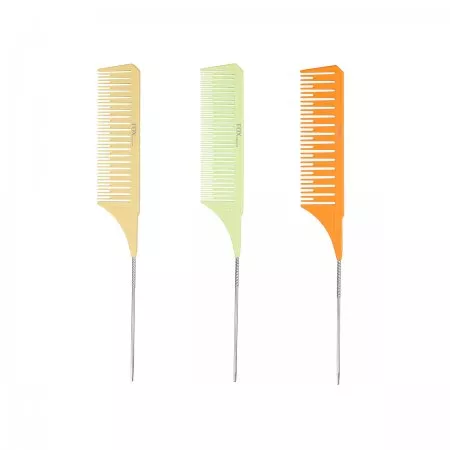 Fox Balayage Set Color, komplet grzebieni do balejażu, 3szt.