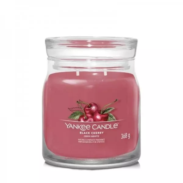 Yankee Candle Średnia świeca zapachowa Black Cherry 368g