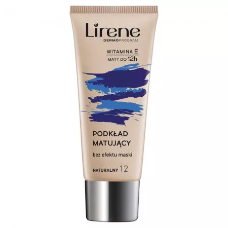 Lirene Nature Matte podkład matujący do twarzy 12 Naturalny 30ml