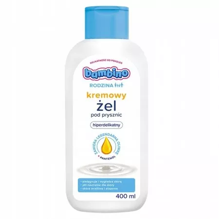 Bambino Rodzina kremowy żel pod prysznic hiperdelikatny, dla dzieci i dorosłych 400ml