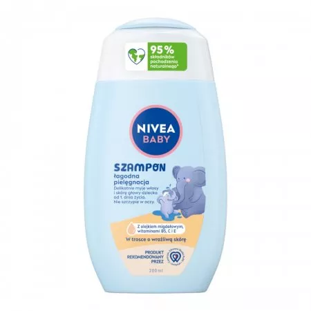 Nivea Baby szampon dla dzieci, łagodna pielęgnacja 200ml